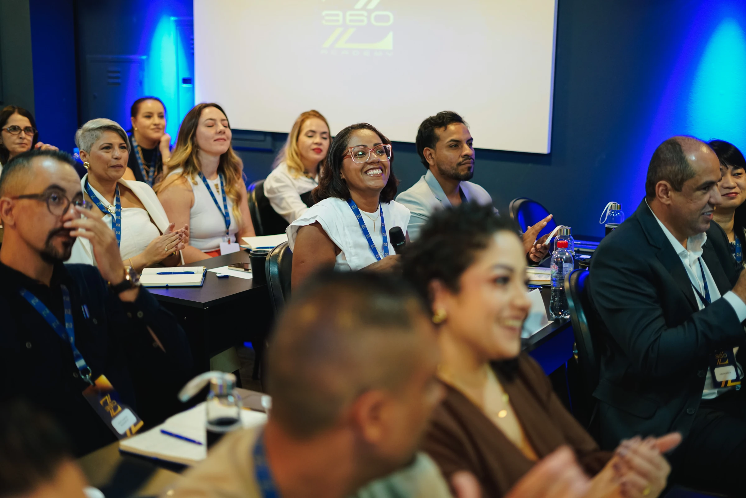 Empresários participando de uma imersão da Z-360 Academy
